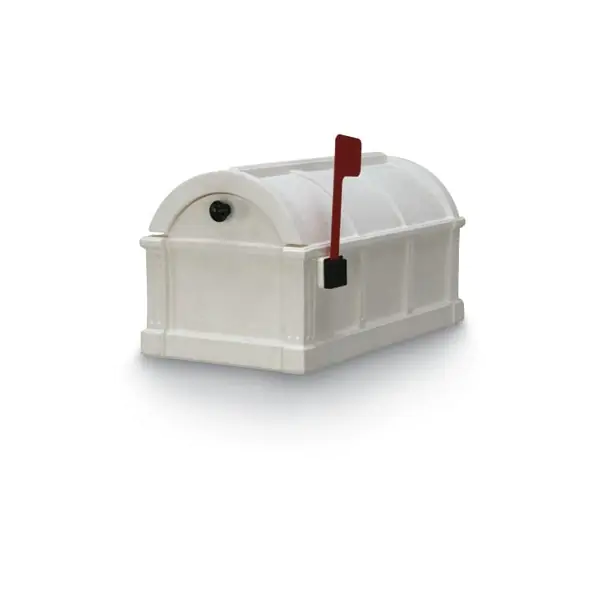 Sunset Pointe Plastic Mailbox in Black Sunset Pointe Plastic Mailbox in Black