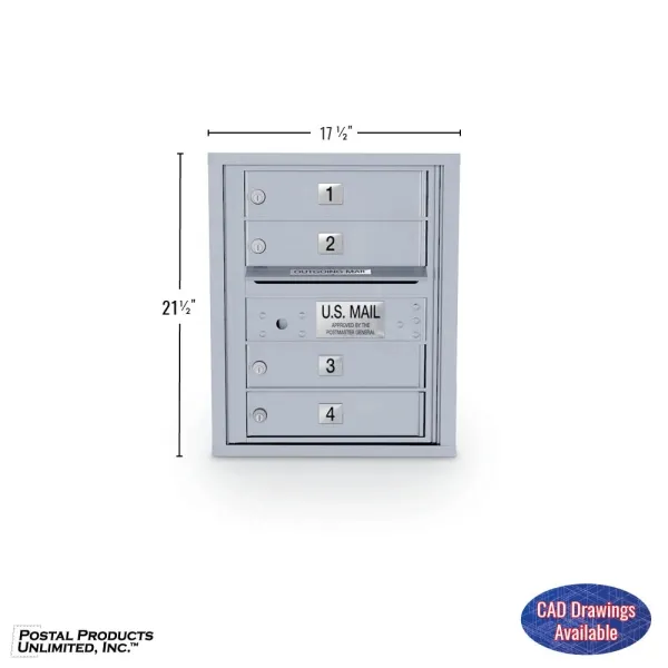 N1033997 - 4 Door Standard 4C Mailbox