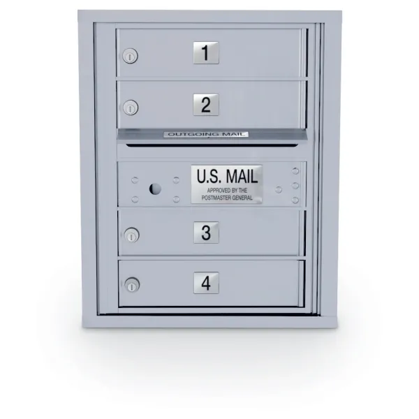 新品SECOND LAB ボックス4個セットNYC MAIL BOX N1033997 - 4 Door Standard 4C Mailbox