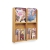 Wood and Acrylic Magazine/Pamphlet Combination Rack