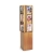 Wood and Acrylic Magazine/Pamplet Combination Rotating Rack