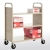 Three Shelf Book Cart