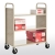 Three Shelf Book Cart
