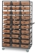 MAIL SORTING, TRANSPORTING, 30 Tray Capacity Mail Tray Rack, Grey N1000620