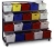 Flat Tote Distribution Rack 4-Shelf, 20-Tote Capacity 68