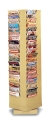 Lobby, Retail Rotary Literature Racks, 80 Pocket Black, tax forms, N1012720
