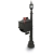 Black 1812 Beaumont with French Lantern Mailbox System
