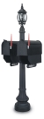 Illuminated Monroe Medium Double Colonial Mailbox