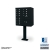 12 Door F Spec Cluster Box Unit with Pedestal (Black)