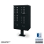 16 Door F Spec Cluster Box Unit with Pedestal (Black)