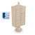 16 Door CBU with Ornamental Decorative Pedestal & Cap