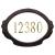 SAP-4110-CP Floral Address Plaque