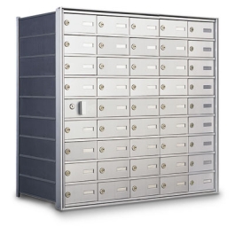N1004514 - Front Loading 44-Door Horizontal Private Mailbox