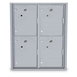 4 Door ADA Compliant Parcel Locker STD 4C