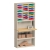 Office Satellite Literature/Mail Center Sorter with 24 Letter Depth Pockets and Three Shelves