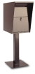 Front Entry Drop Mailboxes with Pedestal 16