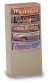 Lobby, 5 Pocket Wall Hanging Literature Rack 9 3/4'Wx21
