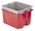 MAILROOM SORTING, NEST AND STACK BINS/TOTES;24 X 20 X 13, GREY N1021296