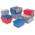 MAILROOM SORTING, TOTES WITH HINGED LIDS,23.5 X 15.75 X 13, BLUE N1021298