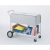 Mail and File Cart with Locking Top and 10