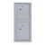 Standard 4C Mailbox with 2 Parcel Lockers - Additional Colors Available