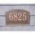 Two Line Wall Mount Cape Charles Address Plaque