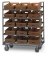 MAILROOM, MAILCENTER FURNITURE, TRANSPORTATION, Mail Tray/Waffle Cart N1021698