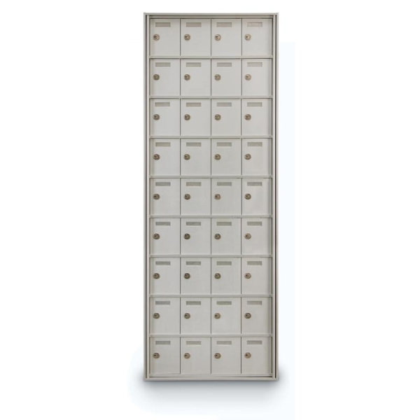 36-Door Rear-Loading Private Horizontal Mailbox