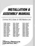 Mailbox Installation Assembly Manual